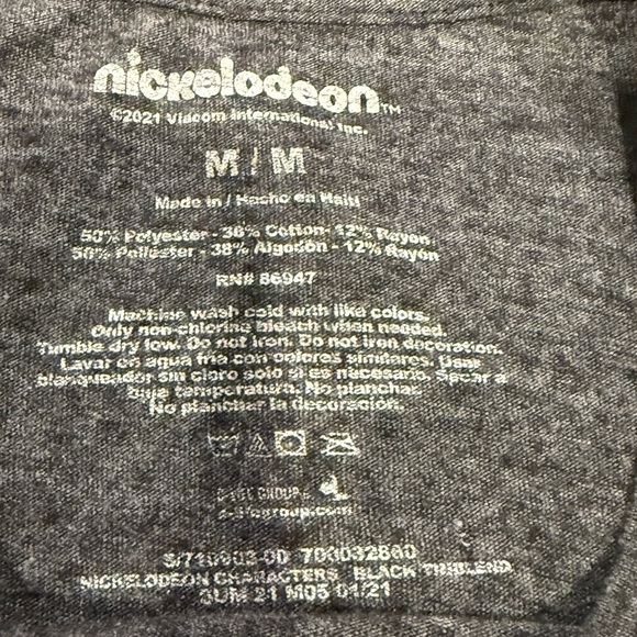 Nickelodeon Charcoal Tee‎ - Picture 3 of 3